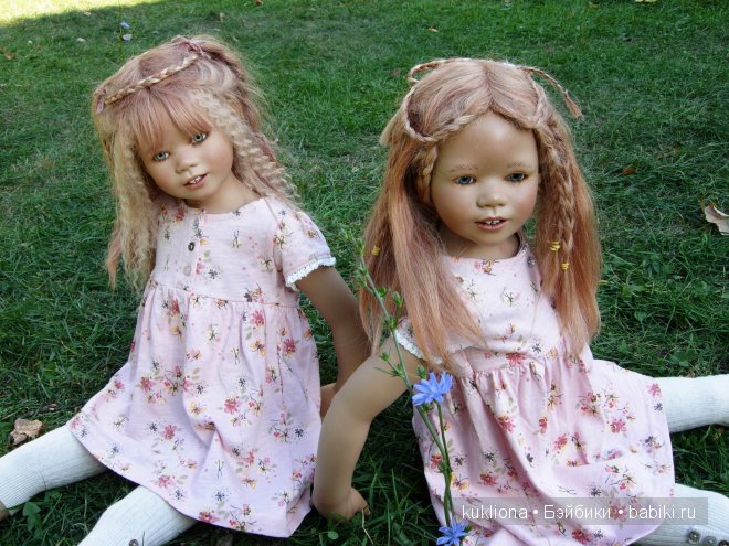 Утомленные солнцем! Близняшки Нуала и Мава от Аннет Химштедт. Куклы Mava и Nuala Atlantis Annette Himstedt