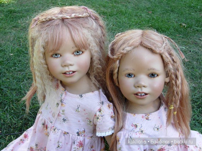 Утомленные солнцем! Близняшки Нуала и Мава от Аннет Химштедт. Куклы Mava и Nuala Atlantis Annette Himstedt