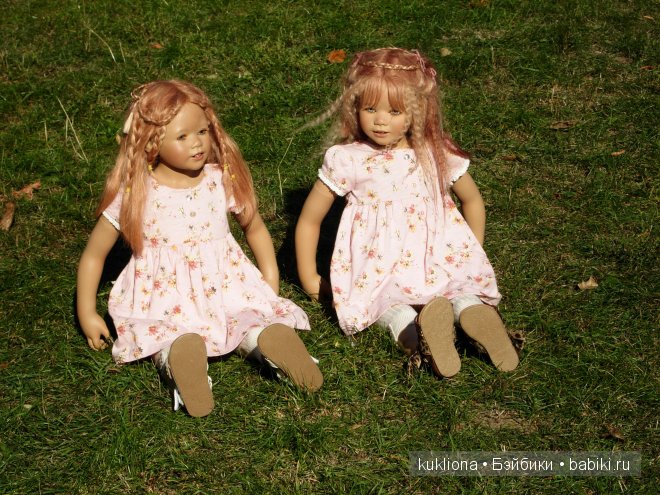 Утомленные солнцем! Близняшки Нуала и Мава от Аннет Химштедт. Куклы Mava и Nuala Atlantis Annette Himstedt (фото 6)