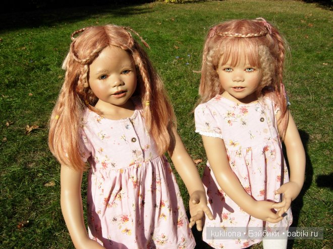 Утомленные солнцем! Близняшки Нуала и Мава от Аннет Химштедт. Куклы Mava и Nuala Atlantis Annette Himstedt