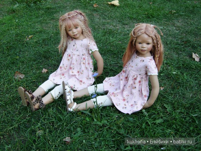 Утомленные солнцем! Близняшки Нуала и Мава от Аннет Химштедт. Куклы Mava и Nuala Atlantis Annette Himstedt (фото 8)
