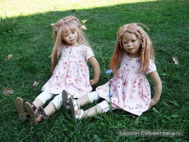 Утомленные солнцем! Близняшки Нуала и Мава от Аннет Химштедт. Куклы Mava и Nuala Atlantis Annette Himstedt (фото 7)
