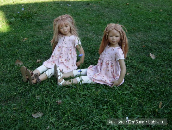 Утомленные солнцем! Близняшки Нуала и Мава от Аннет Химштедт. Куклы Mava и Nuala Atlantis Annette Himstedt