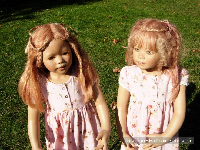Утомленные солнцем! Близняшки Нуала и Мава от Аннет Химштедт. Куклы Mava и Nuala Atlantis Annette Himstedt (фото 3)