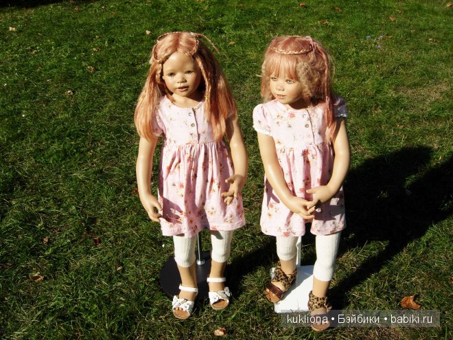 Утомленные солнцем! Близняшки Нуала и Мава от Аннет Химштедт. Куклы Mava и Nuala Atlantis Annette Himstedt (фото 2)