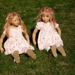 Утомленные солнцем! Близняшки Нуала и Мава от Аннет Химштедт. Куклы Mava и Nuala Atlantis Annette Himstedt