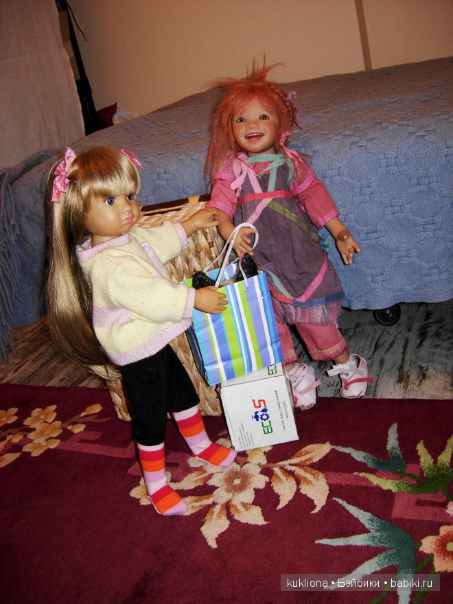 Как Марейка папе подарок на день рождения выбирала.Кукла Mareike Kidz‘n’Cats, Sonja Hartmann