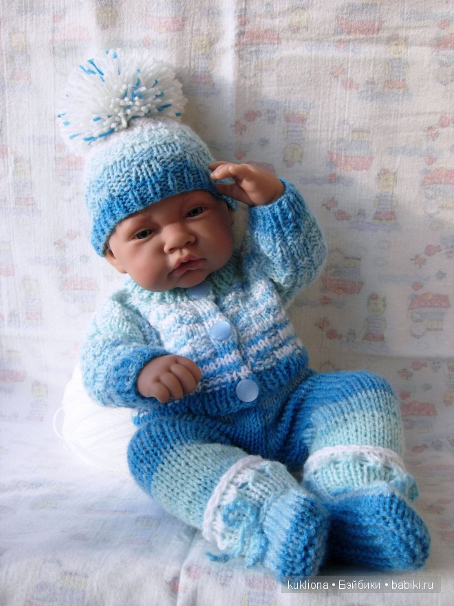 Меланжевые одежки для маленькой крошки.Куклы от Антонио Хуан Antonio Juan (фото 4)