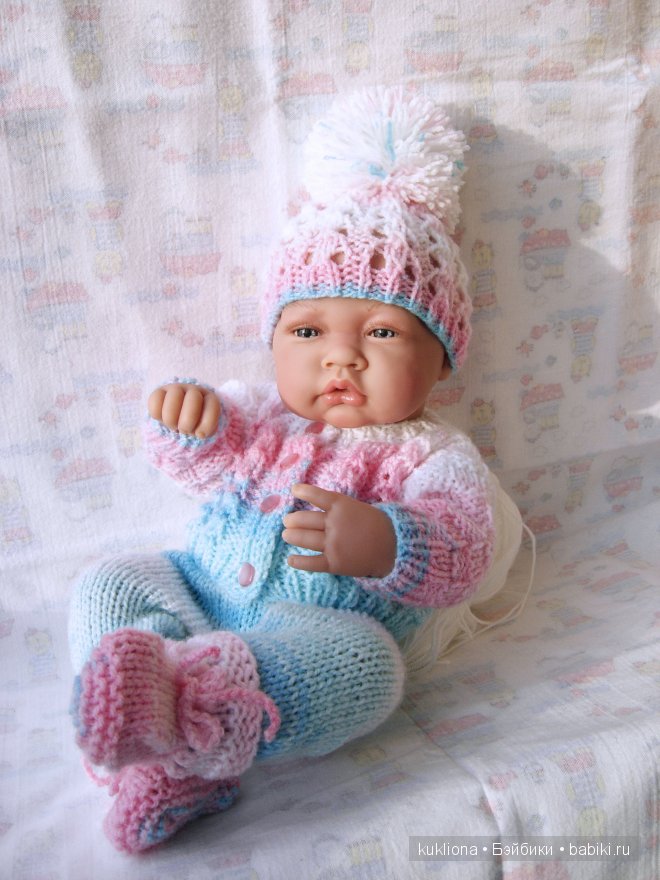 Меланжевые одежки для маленькой крошки.Куклы от Антонио Хуан Antonio Juan (фото 6)