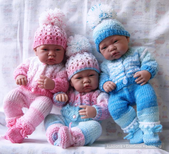 Меланжевые одежки для маленькой крошки.Куклы от Антонио Хуан Antonio Juan