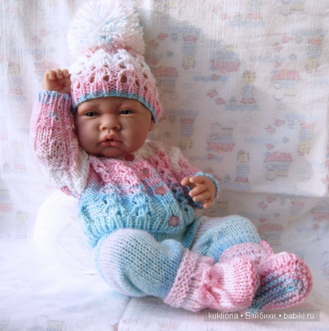 Меланжевые одежки для маленькой крошки.Куклы от Антонио Хуан Antonio Juan