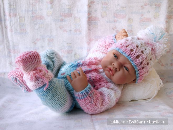 Меланжевые одежки для маленькой крошки.Куклы от Антонио Хуан Antonio Juan (фото 5)