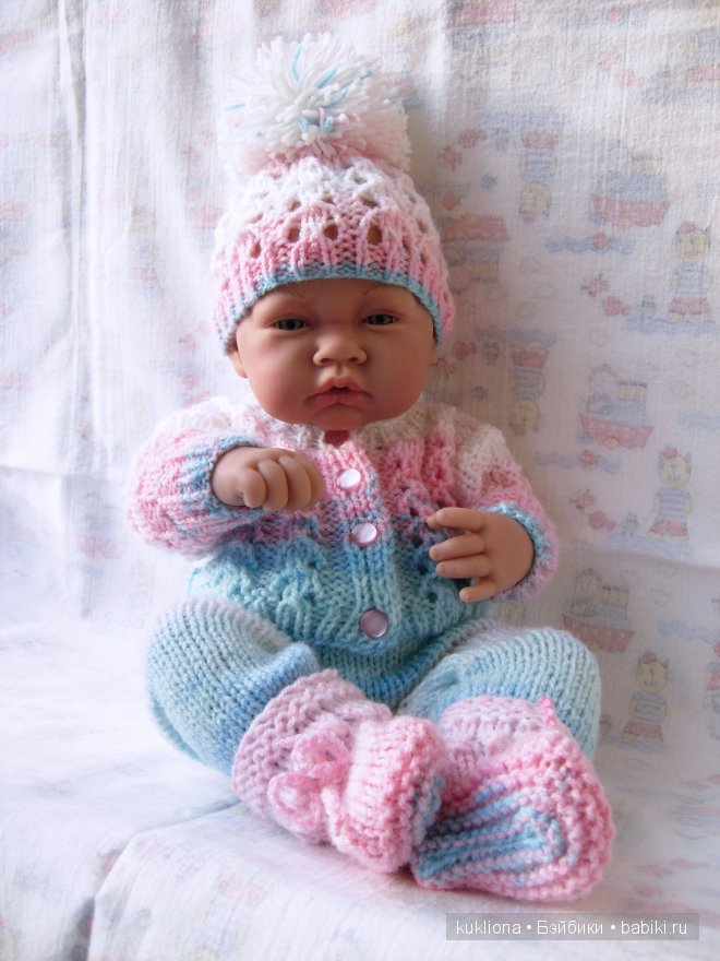Меланжевые одежки для маленькой крошки.Куклы от Антонио Хуан Antonio Juan
