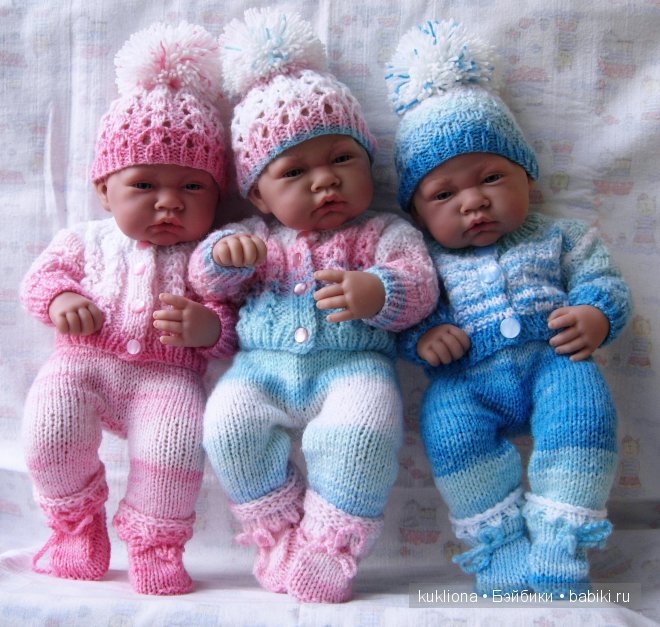 Меланжевые одежки для маленькой крошки.Куклы от Антонио Хуан Antonio Juan