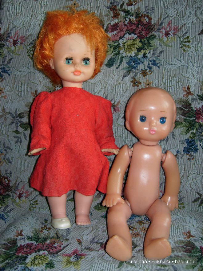 Подружкины игрушки. Советские куклы, мягкие игрушки, пластмассовый Карлсон и котик