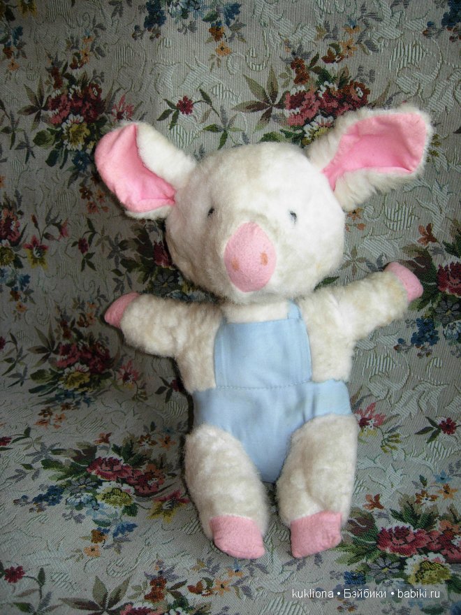 Подружкины игрушки. Советские куклы, мягкие игрушки, пластмассовый Карлсон и котик (фото 5)