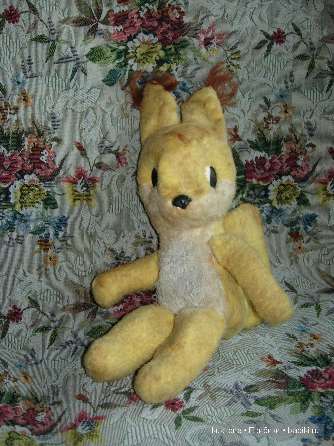 Подружкины игрушки. Советские куклы, мягкие игрушки, пластмассовый Карлсон и котик (фото 8)