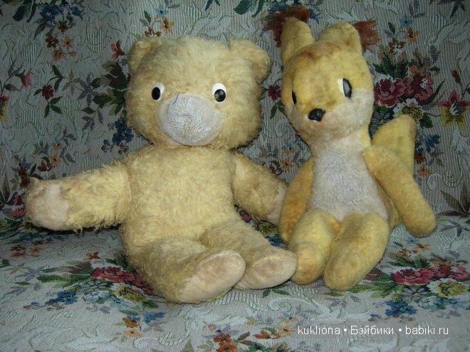 Подружкины игрушки. Советские куклы, мягкие игрушки, пластмассовый Карлсон и котик (фото 9)