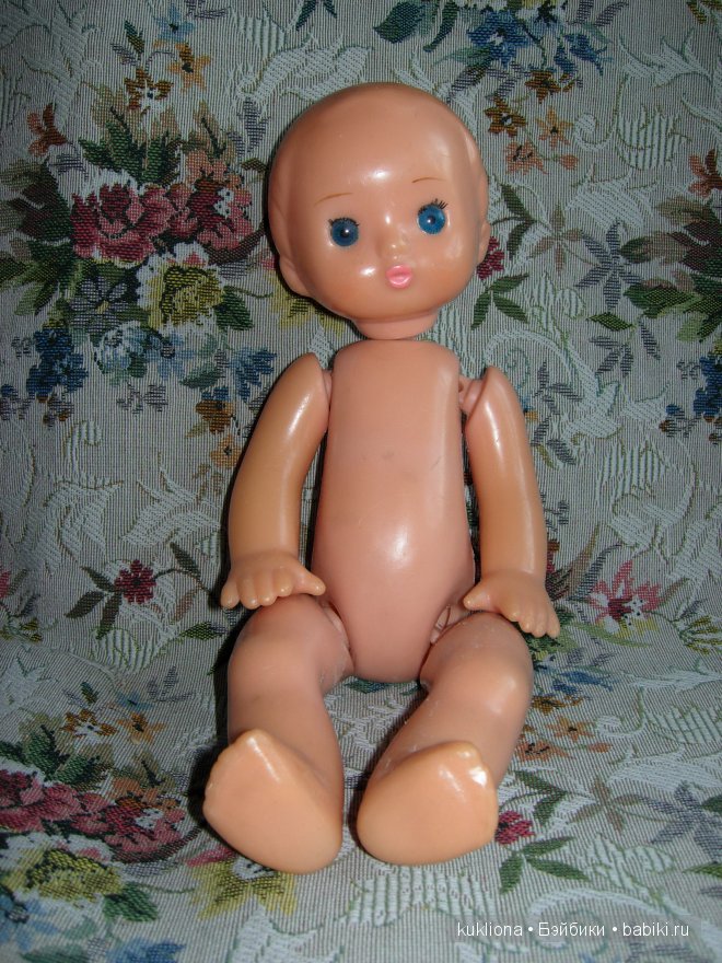 Подружкины игрушки. Советские куклы, мягкие игрушки, пластмассовый Карлсон и котик (фото 4)