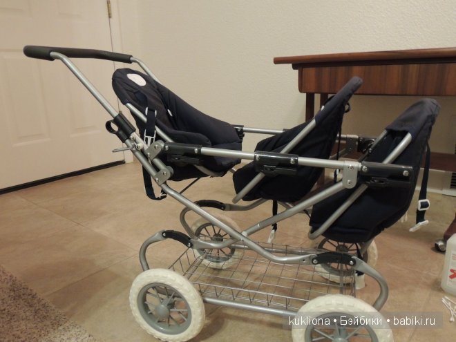 Кукольные коляски для двойняшек и не только