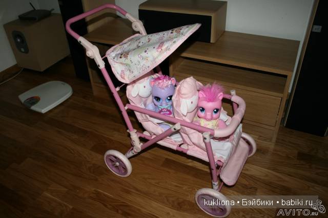 Кукольные коляски для двойняшек и не только