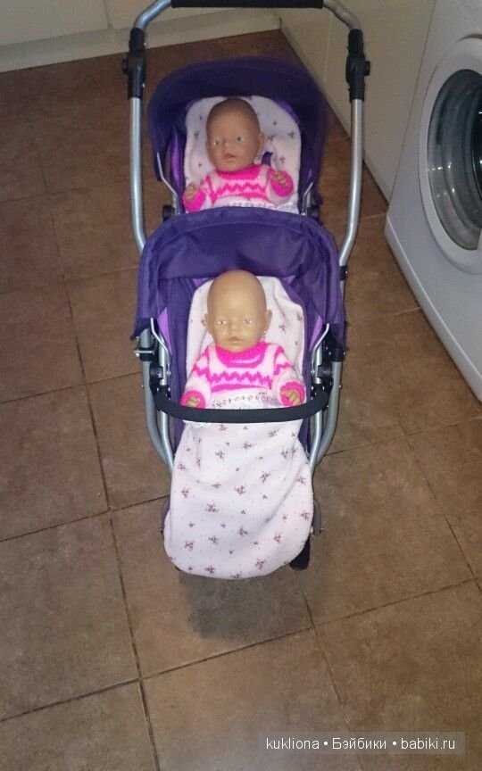 Кукольные коляски для двойняшек и не только