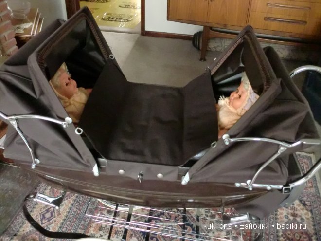 Кукольные коляски для двойняшек и не только