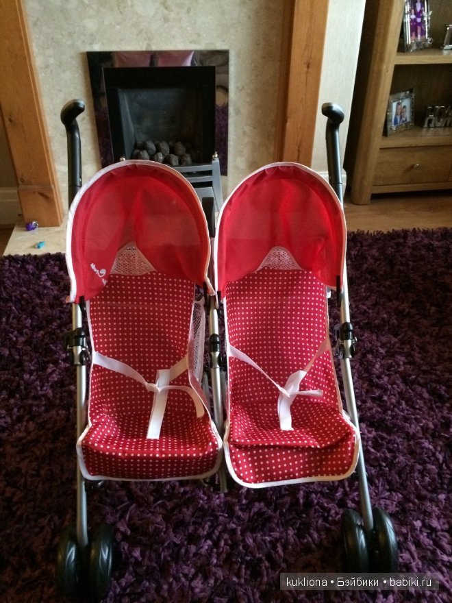 Кукольные коляски для двойняшек и не только