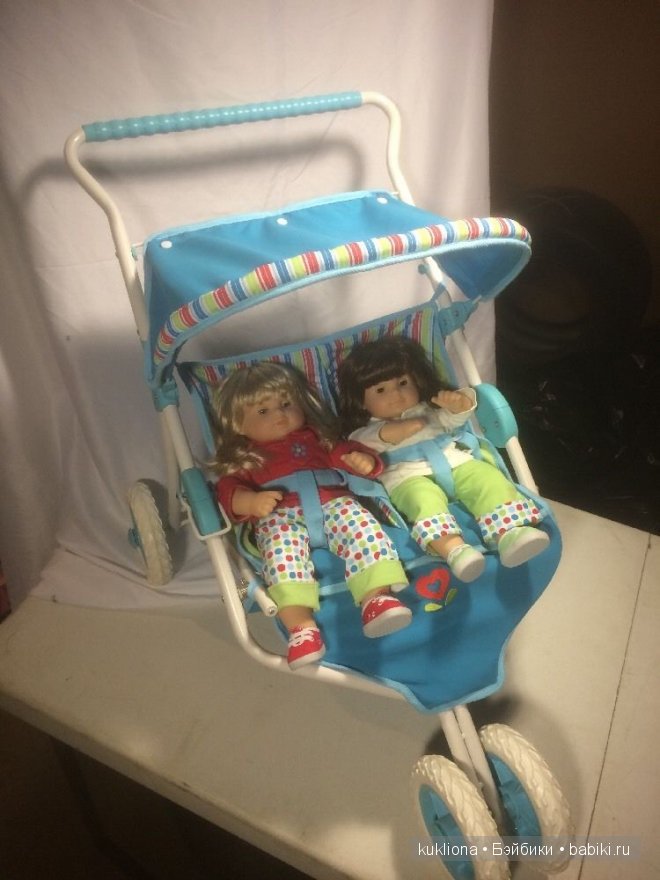 Кукольные коляски для двойняшек и не только