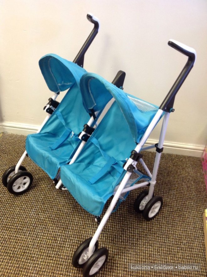 Кукольные коляски для двойняшек и не только