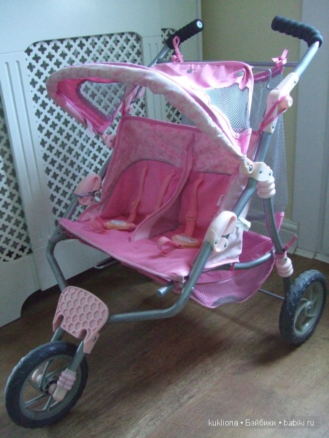 Кукольные коляски для двойняшек и не только
