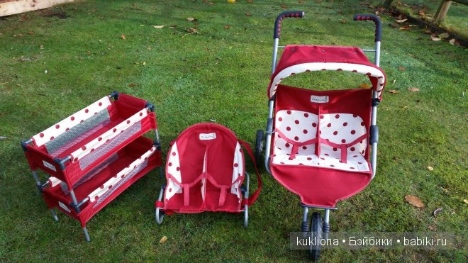 Кукольные коляски для двойняшек и не только