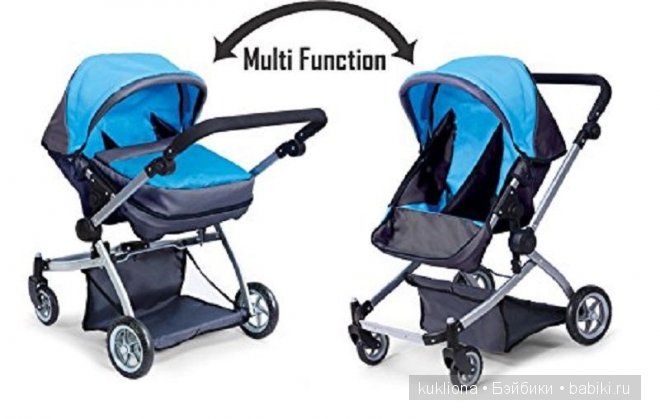 Кукольные коляски для двойняшек и не только