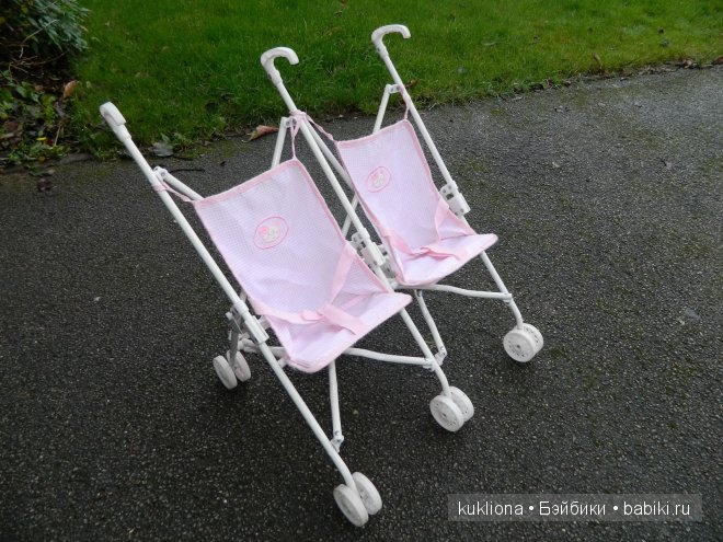 Кукольные коляски для двойняшек и не только
