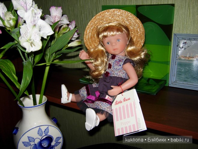 На полке стояли... Нежная Жозефина Кети Круз (кукла Minouche Josephine Kathe Kruse) и (фото 3)