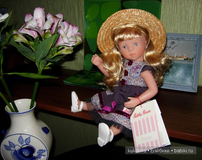 На полке стояли... Нежная Жозефина Кети Круз (кукла Minouche Josephine Kathe Kruse) и (фото 5)