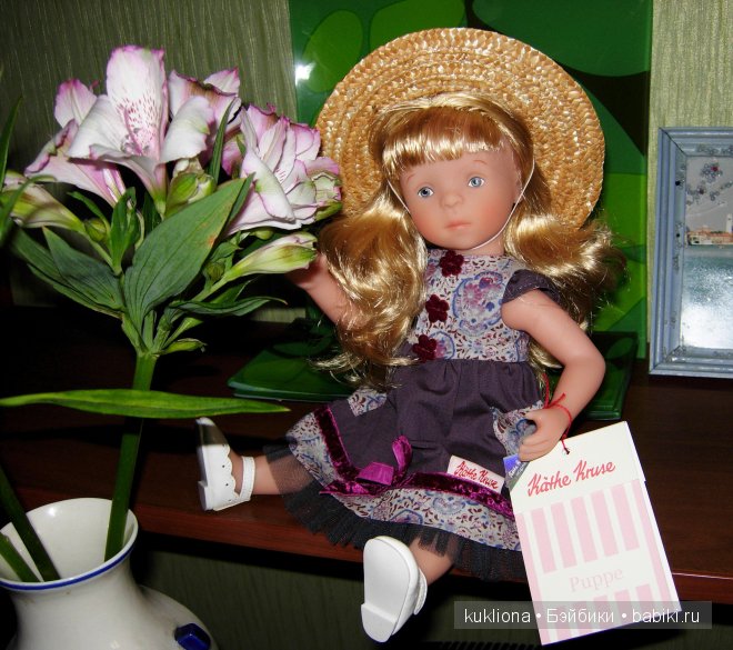 На полке стояли... Нежная Жозефина Кети Круз (кукла Minouche Josephine Kathe Kruse) и (фото 6)