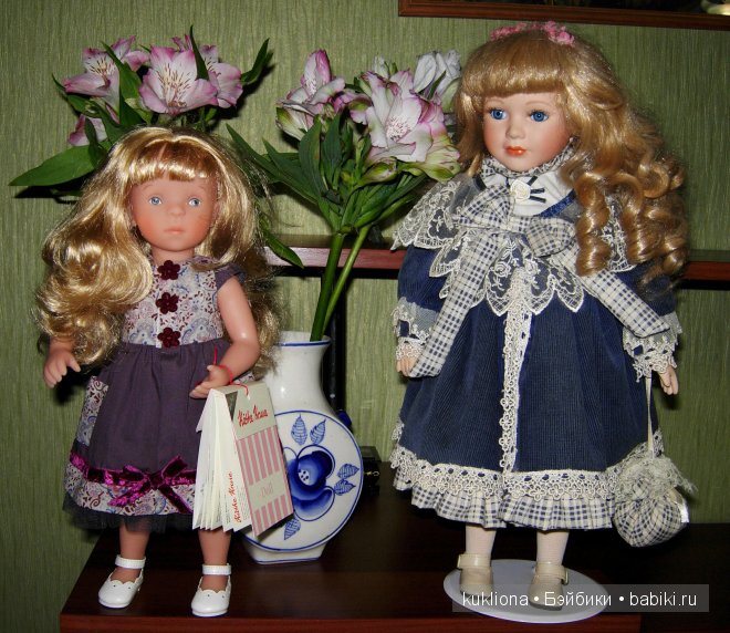 На полке стояли... Нежная Жозефина Кети Круз (кукла Minouche Josephine Kathe Kruse) и