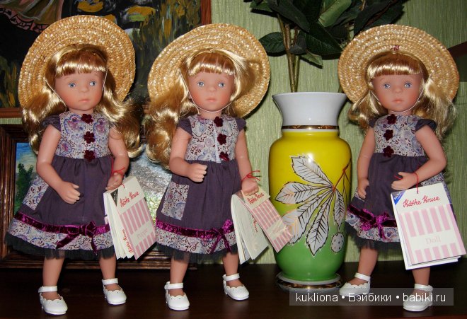 На полке стояли... Нежная Жозефина Кети Круз (кукла Minouche Josephine Kathe Kruse) и