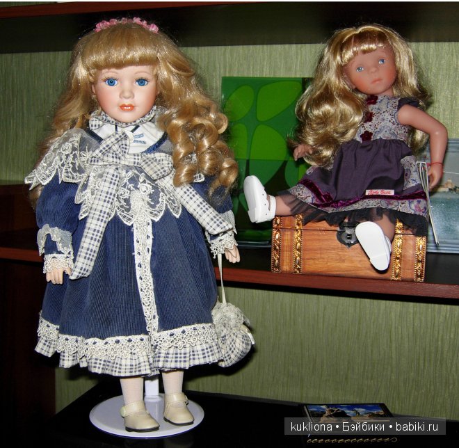 На полке стояли... Нежная Жозефина Кети Круз (кукла Minouche Josephine Kathe Kruse) и