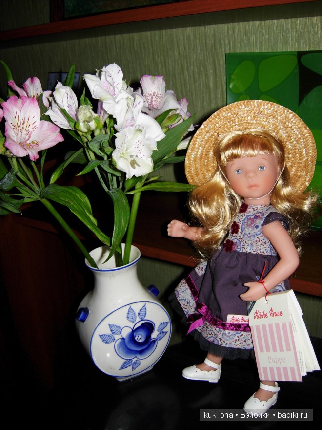 На полке стояли... Нежная Жозефина Кети Круз (кукла Minouche Josephine Kathe Kruse) и