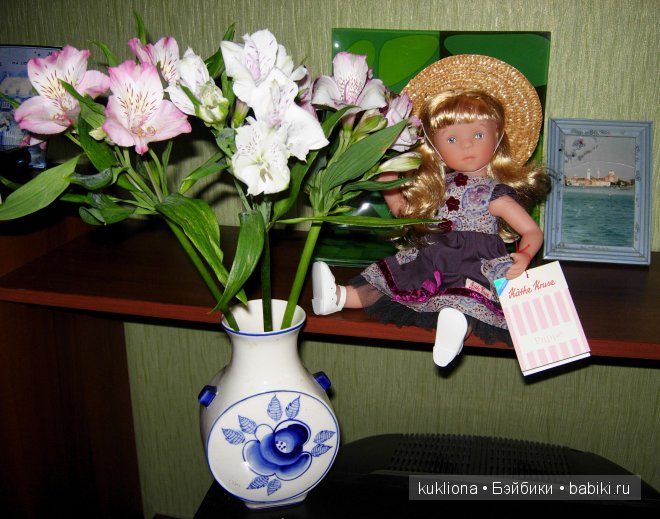 На полке стояли... Нежная Жозефина Кети Круз (кукла Minouche Josephine Kathe Kruse) и (фото 7)