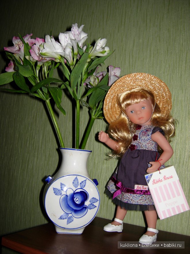 На полке стояли... Нежная Жозефина Кети Круз (кукла Minouche Josephine Kathe Kruse) и (фото 2)
