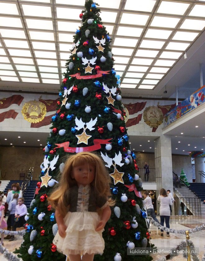 Как Марейка с Наташей в Кремль на ёлку ездили. Кукла Mareike Kidz‘n’Cats, Sonja Hartmann и кукла Minouche Natasha mit Мantel