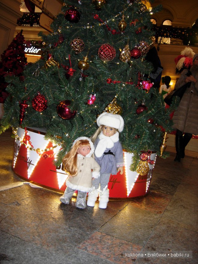 Как Марейка с Наташей в Кремль на ёлку ездили. Кукла Mareike Kidz‘n’Cats, Sonja Hartmann и кукла Minouche Natasha mit Мantel