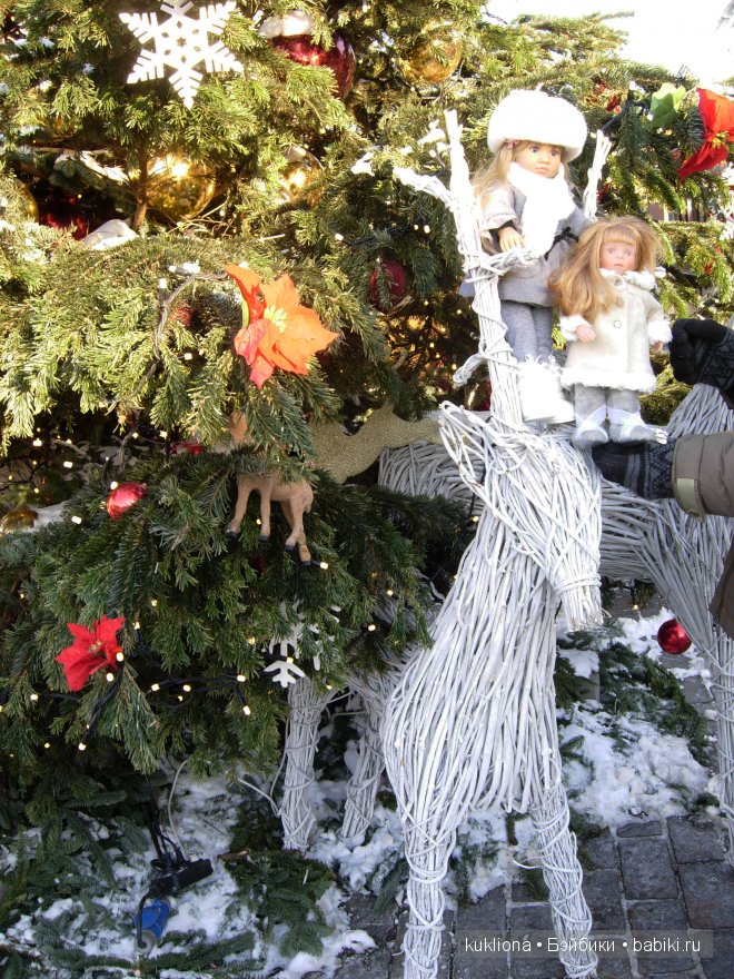 Как Марейка с Наташей в Кремль на ёлку ездили. Кукла Mareike Kidz‘n’Cats, Sonja Hartmann и кукла Minouche Natasha mit Мantel