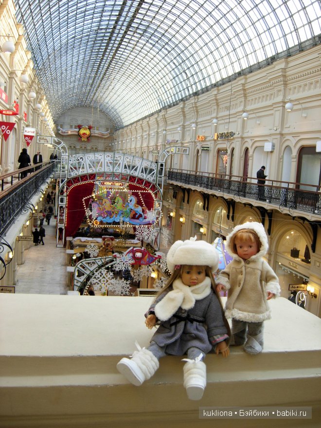 Как Марейка с Наташей в Кремль на ёлку ездили. Кукла Mareike Kidz‘n’Cats, Sonja Hartmann и кукла Minouche Natasha mit Мantel