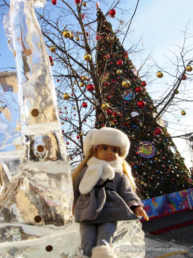 Как Марейка с Наташей в Кремль на ёлку ездили. Кукла Mareike Kidz‘n’Cats, Sonja Hartmann и кукла Minouche Natasha mit Мantel