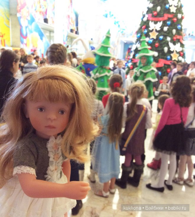 Как Марейка с Наташей в Кремль на ёлку ездили. Кукла Mareike Kidz‘n’Cats, Sonja Hartmann и кукла Minouche Natasha mit Мantel