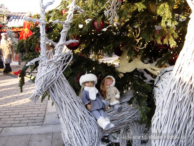 Как Марейка с Наташей в Кремль на ёлку ездили. Кукла Mareike Kidz‘n’Cats, Sonja Hartmann и кукла Minouche Natasha mit Мantel